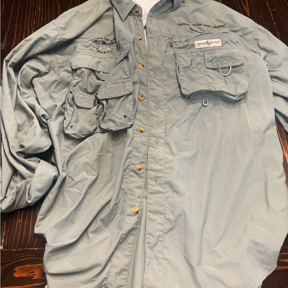 Men's Sage Green Outdoor Shirt Jacket